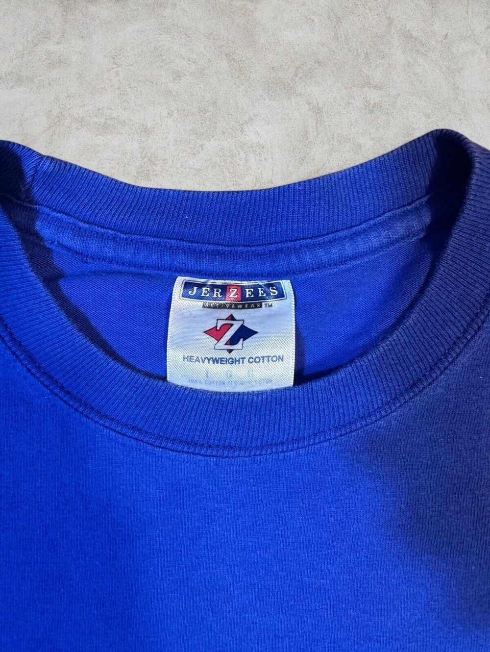Vintage Bloomsday Marathon Spokane Graphic T Shirt Blue Jerzees Y2K Sz L - Picture 3 of 4